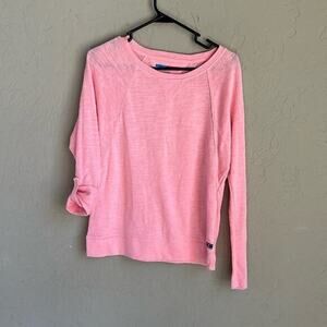 Tommy Hilfiger sport pink long sleeve‎ roll sleeve size small